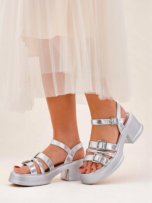 Royalfashion Жіночі босоніжки на низьких підборах Otteze