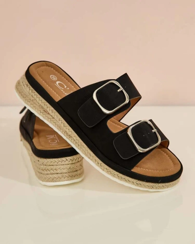 Royalfashion Жіночі шльопанці з пряжками Ossfo