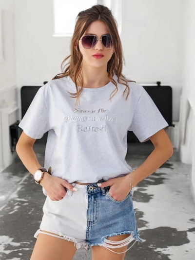 Royalfashion Dámské bavlněné tričko Oslavte okamžik s Refresh