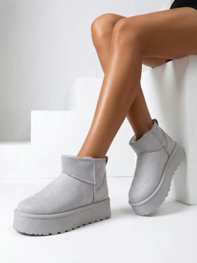 Royalfashion Krátké ženské sněžné boty a'la Fofio