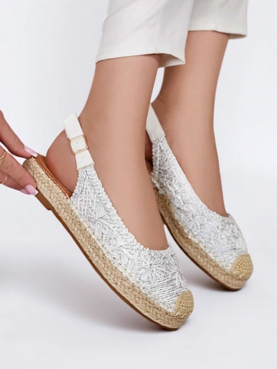 Royalfashion Dámské espadrilky s ozdobnou výšivkou