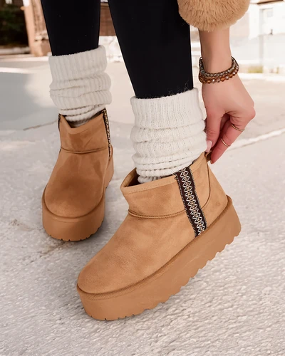 Royalfashion Krátké ženské sněhové boty Haluzi