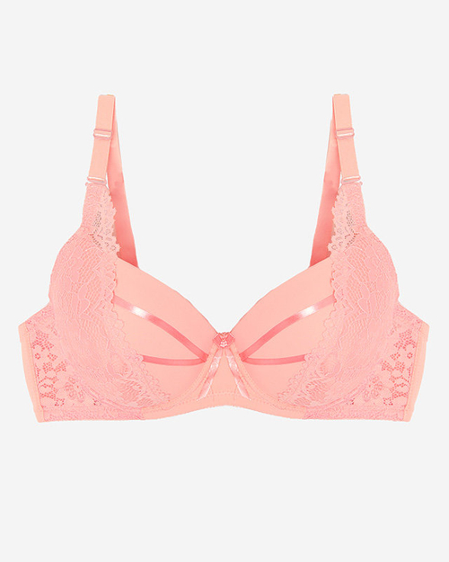 Рожевий бюстгальтер з підкладкою - Нижня білизна