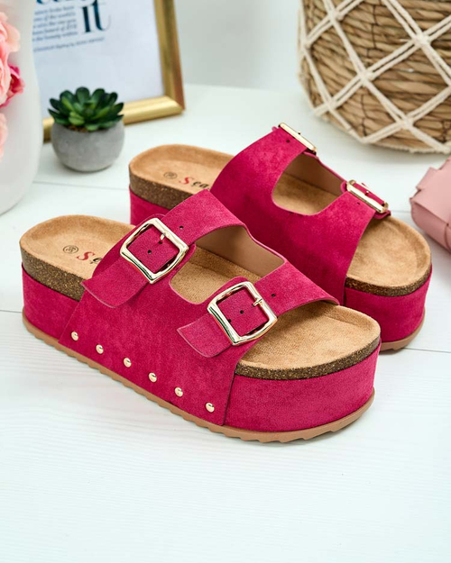 Royalfashion Жіночі шльопанці на платформі Sodass