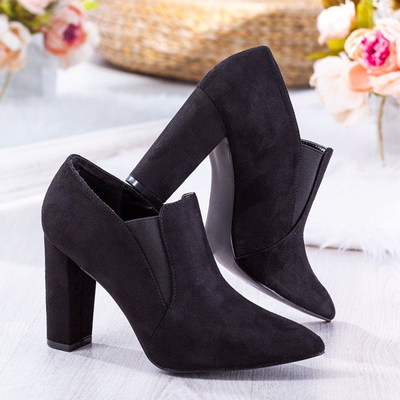 Чорні черевики на верхній пості Prisha - Взуття 1