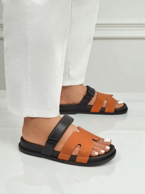 Royalfashion Жіночі шльопанці з еко-шкіри FlexiComfi