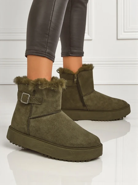 Royalfashion Krátké dámské boty a'la sněhule Aurelia Classico