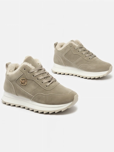 Royalfashion Grey жіночі утеплені спортивні черевики Lahho