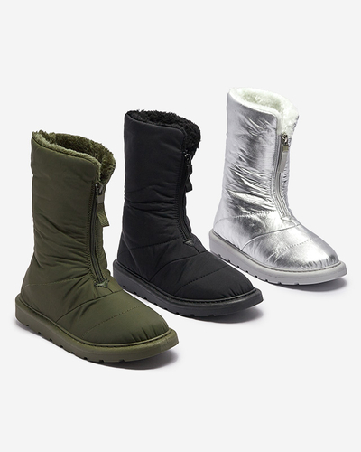 Černé dámské boty a'la snow boots Tirigga- Obuv