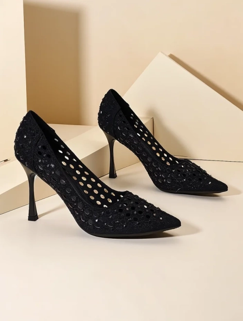 Royalfashion Жіночі відкриті стильети Ecatte