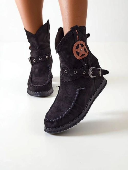 Royalfashion Жіночі черевики на щоденній низькій підошві Indianas