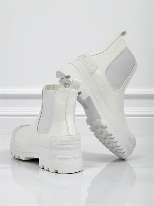 Ботильйони на платформі зі штучної шкіри Amber Veil