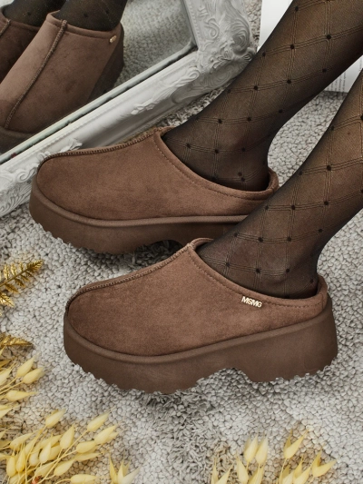 Krátké boty a'la sněhule dámské s kožíškem Calindra