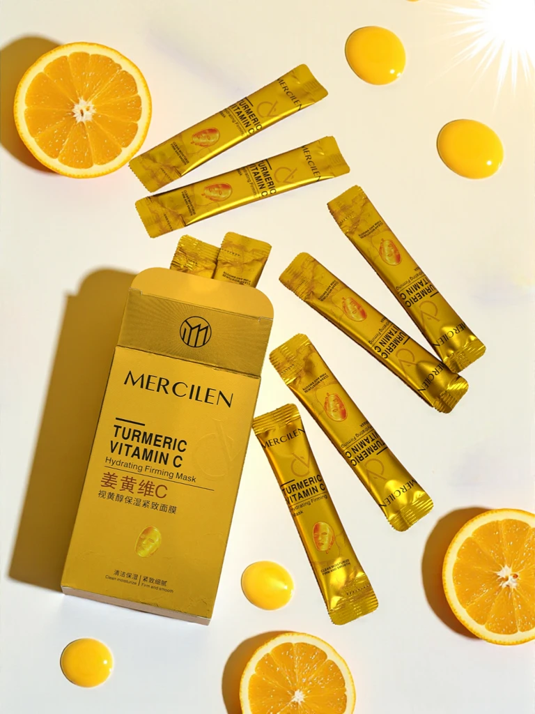 Aurelia Vita Hydratační Maska s Kurkumou a Vitamínem C Mercilen 25ml