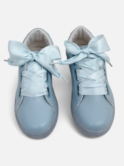 Royalfashion Dámské sneakers z ekologické kůže s dekoračními šňůrkami Etti