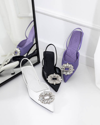 Černé dámské sandály a'la vysoké podpatky Arga - Obuv