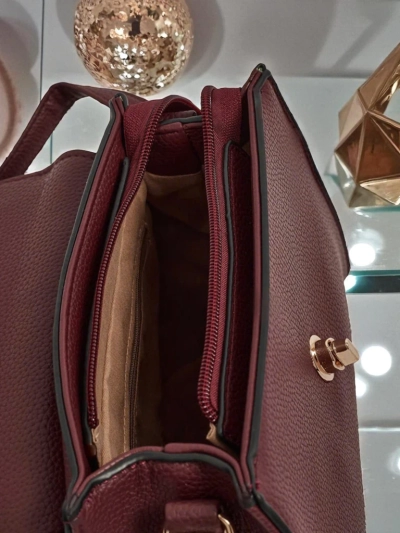 Torebka Domina Elegante Bordo