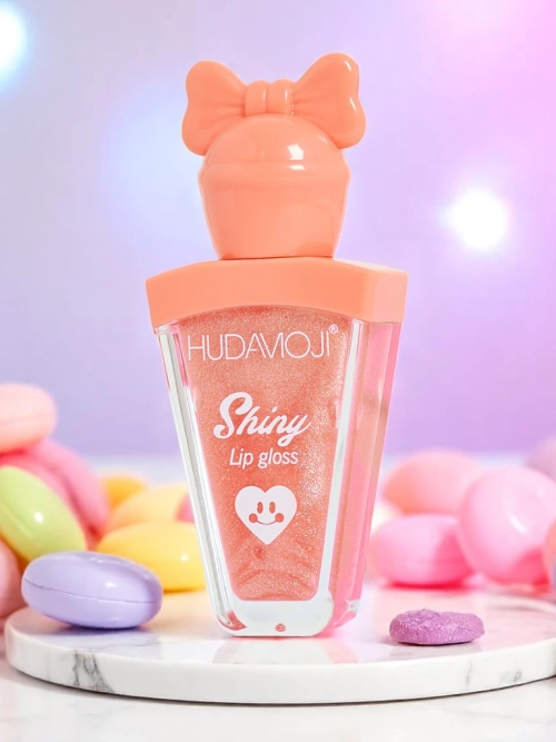 Блиск для губ з глітером, відтінок Корал