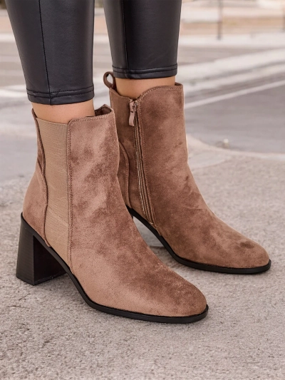 Dámské kotníkové boty na podpatku Royalfashion Enotto