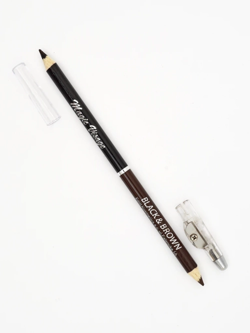 Двоколірний олівець для брів з точилкою Brow Duo Shade