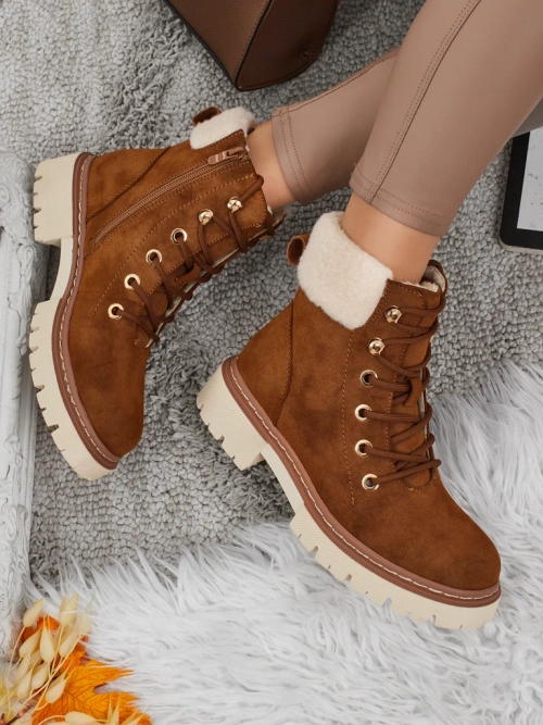 Жіночі ботильйони-трапери з хутром Tessara