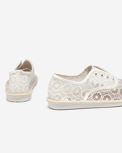 Жіночі білі мереживні кросівки Herinka - Взуття