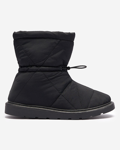 Černé dámské zateplené boty a'la snow boots Kaliolen - Obuv