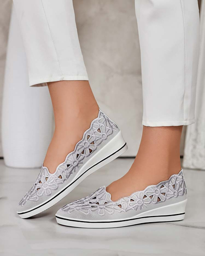 Royalfashion Жіночі напівчеревики на низьких підборах Dellio