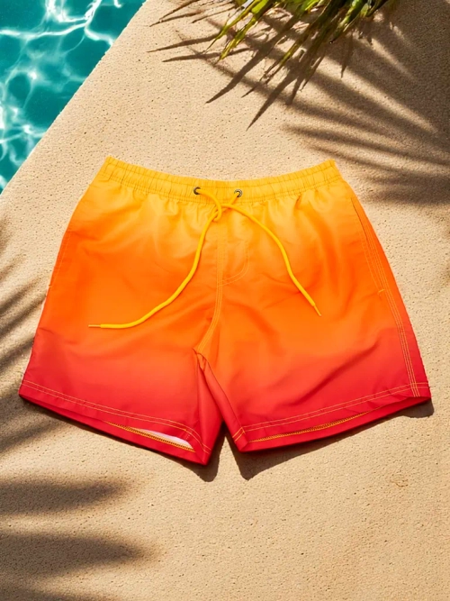 Royalfashion Спортивні чоловічі шорти омбре з захисною сіткою