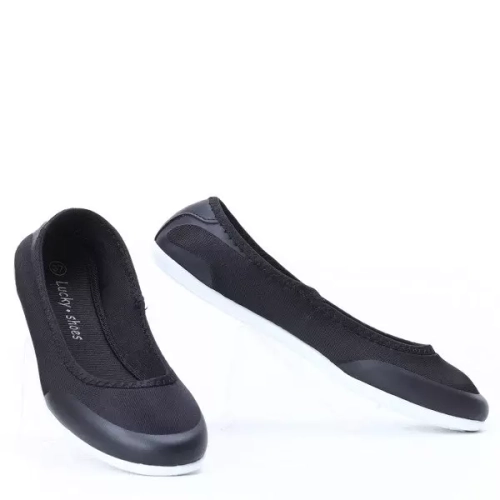 OUTLET Чорні спортивні балерини Bristol-Shoes