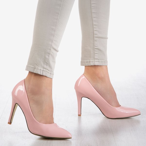 Růžová lakovaná kůže Louie - Boty 1