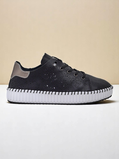 Royalfashion Dámské ažurové tenisky Luna Lace