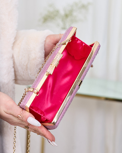 Royalfashion Фіолетово-рожевий жіночий клатч