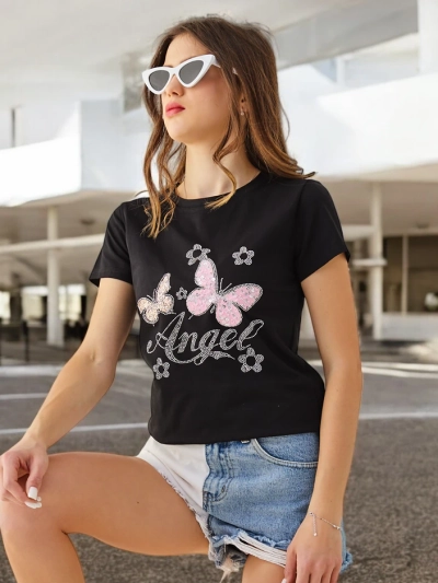 Royalfashion Женська бавовняна футболка Бабка