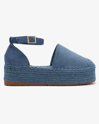 Сині жіночі еспадрильї Avos- Footwear