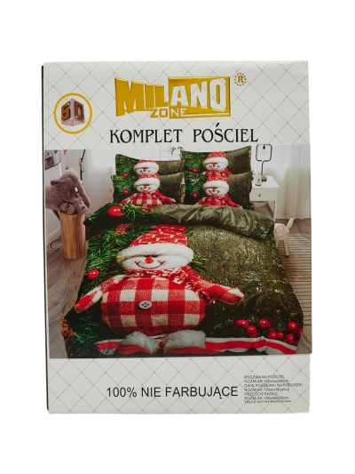 Комплект Постільної Білизни Luna Святкова Сатинова