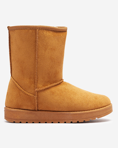 Черевики жіночі утеплені з екозамші Camel Kekic- Footwear