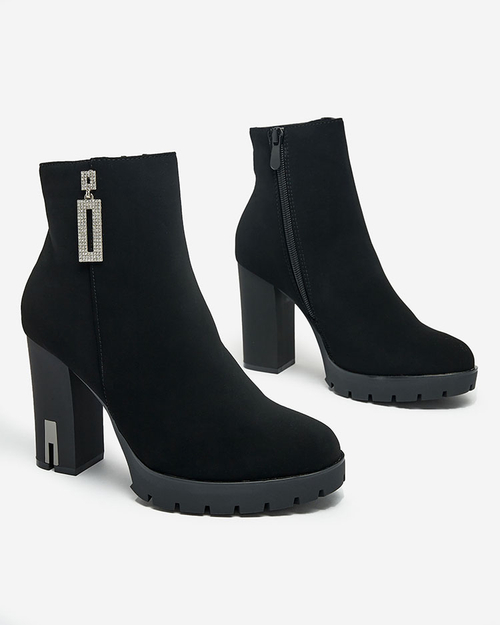 Жіночі черевики Royalfashion Beroleda з декором на шпильці