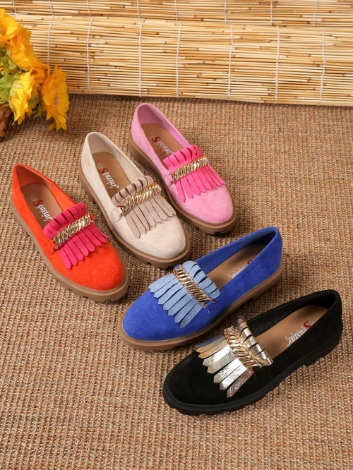 Royalfashion Жіночі мокасини з екологічної замші Mare Nostrum