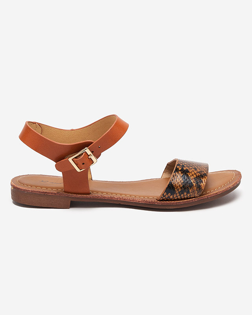 Босоніжки жіночі з верблюжим тисненням Xetera - Взуття