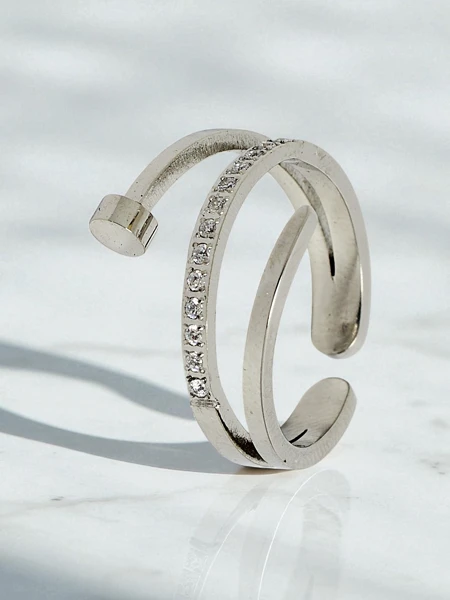 Náramek obruč Dolce Vita s ozdobnými přívěsky