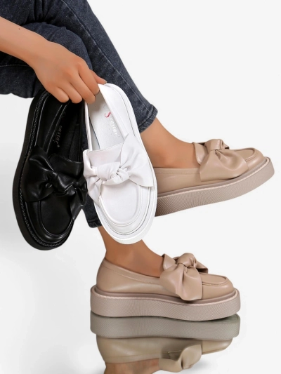 Royalfashion Елегантні жіночі мокасини з бантиком Ortto