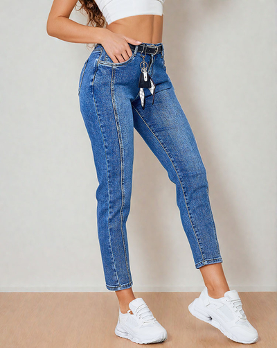 Royalfashion Dámské džínové kalhoty boyfriend