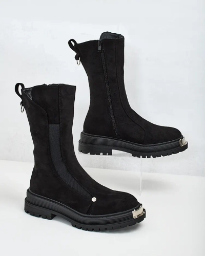 Royalfashion Жіночі чоботи з екозамші Homni