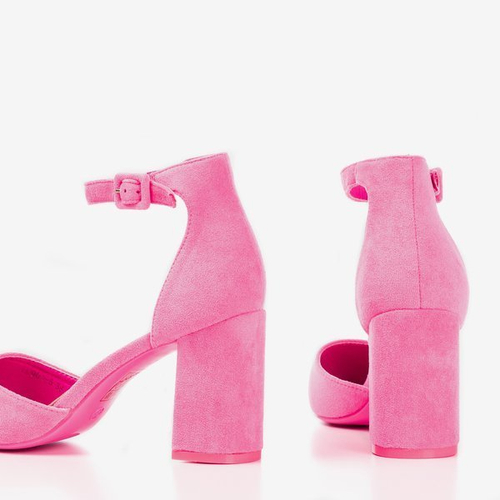 Неонові рожеві жіночі босоніжки на верхній пості Raviola - Взуття 1