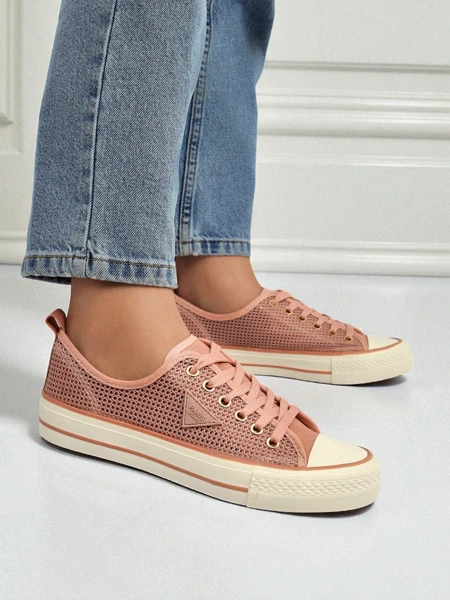 Royalfashion Dámské perforované tenisky Rebbse