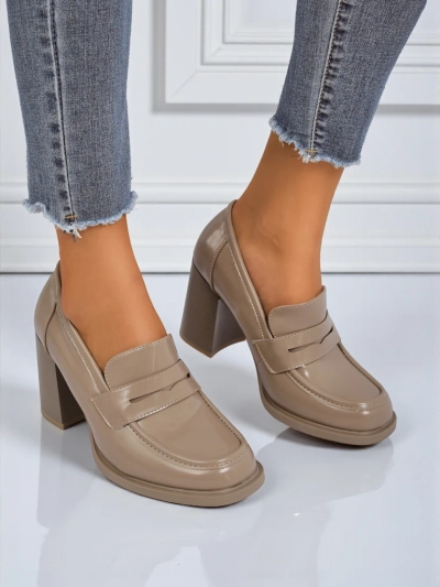 Royalfashion Dámské mokasíny na podpatku Minerva