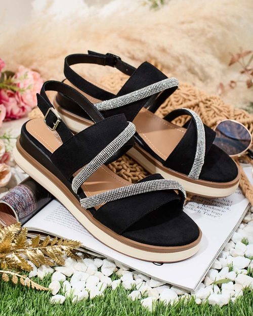 Royalfashion Жіночі босоніжки Obissa на низьких підборах