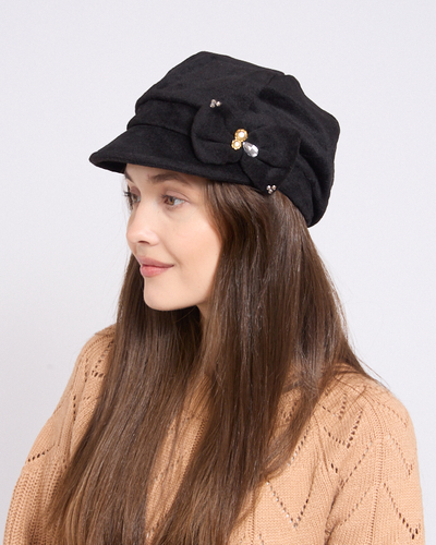 Dámská baret s mašlí Royalfashion