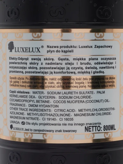 Luxelux tělový sprchový gel Golden Classic 800 ml